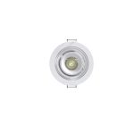 Downlight σποτ 7W 3CCT σε λευκή απόχρωση (X00230W) - Image 3