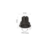 Downlight σποτ 7W 3CCT σε λευκή απόχρωση (X00230W) - Image 2