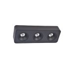 Downlight Mounted σποτ 3*8W 3CCT σε μαύρη απόχρωση (X00280B)