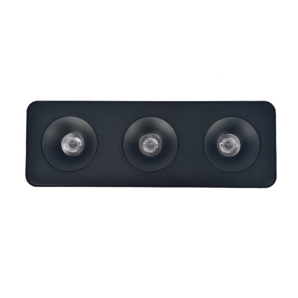 Downlight Mounted σποτ 3*8W 3CCT σε μαύρη απόχρωση (X00280B) - Image 2