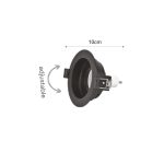 Downlight σποτ GU10 σε λευκή απόχρωση (X00300W) - Image 2