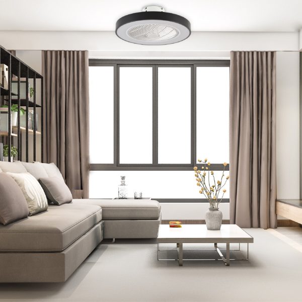 Ανεμιστήρας Οροφής Chilko 36W 3CCT LED Fan Light in Black Color (101000320) - Image 3