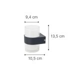 Εξωτ. Χώρου Athabasca LED 8W 3000K Outdoor Wall Lamp Anthracite D:10,5cmx13,5cm (80203241) - Image 2