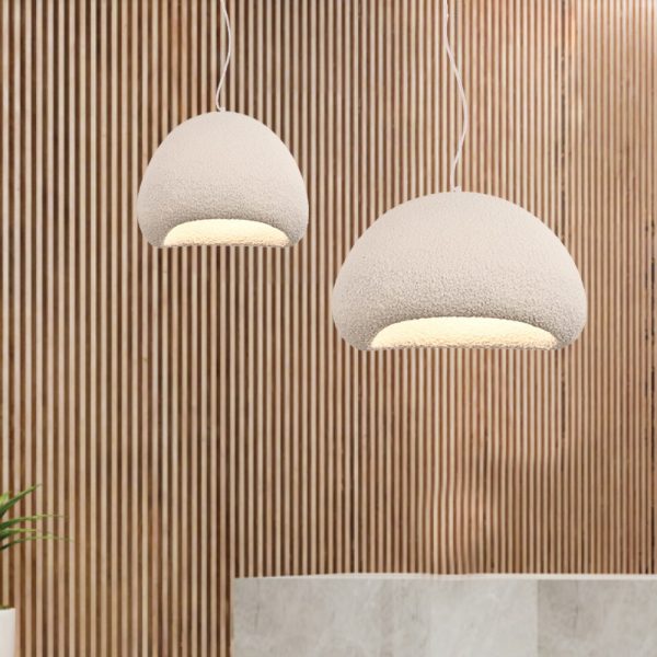 Κρεμαστό φωτιστικό από Fiberglass 1XE27 D:60cm (4067-A) - Image 2