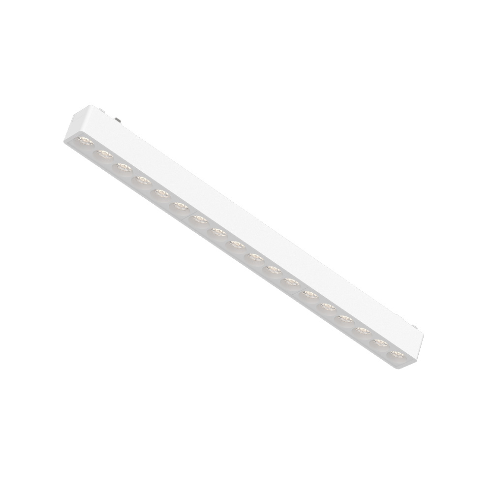 t02901-white-photo Φωτιστικό LED 18W 3000K για Ultra-Thin μαγνητική ράγα σε λευκή απόχρωση D:33,8cmX2,4cm (T02901-WH) - Image 1