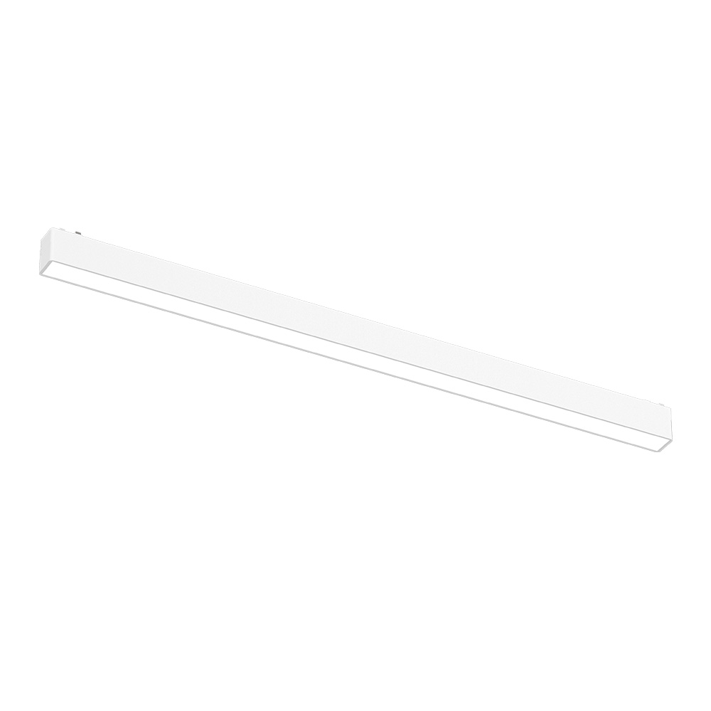 t03101-white-photo Φωτιστικό LED 30W 3000K για Ultra-Thin μαγνητική ράγα σε λευκή απόχρωση D:91,6cmX2,4cm (T03201-WH) - Image 1