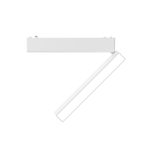 Φωτιστικό LED 10W 3000K για Ultra-Thin μαγνητική ράγα σε λευκή απόχρωση D:23cmX8cm (T03401-WH) - Image 2