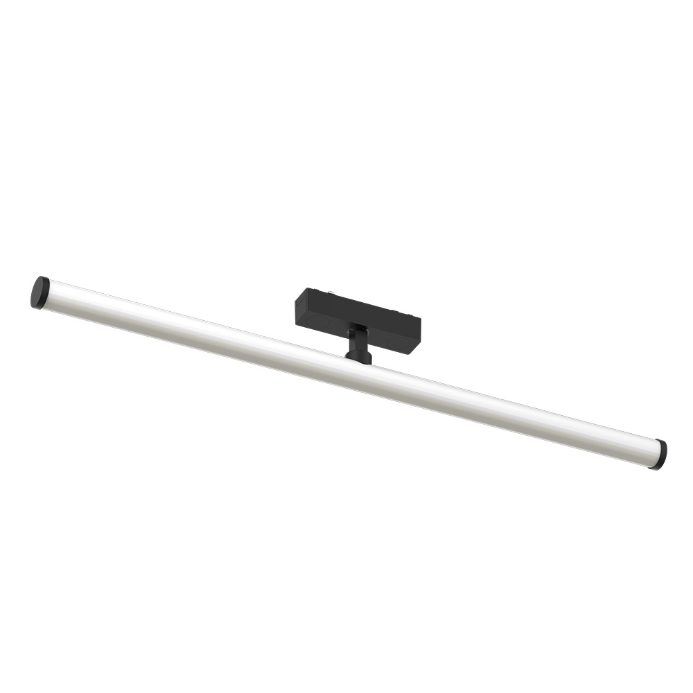 t04201-photo Φωτιστικό LED 20W 3000K για Ultra-Thin μαγνητική ράγα σε μαύρη απόχρωση D:80x8,7cm (T04201-BL) - Image 1