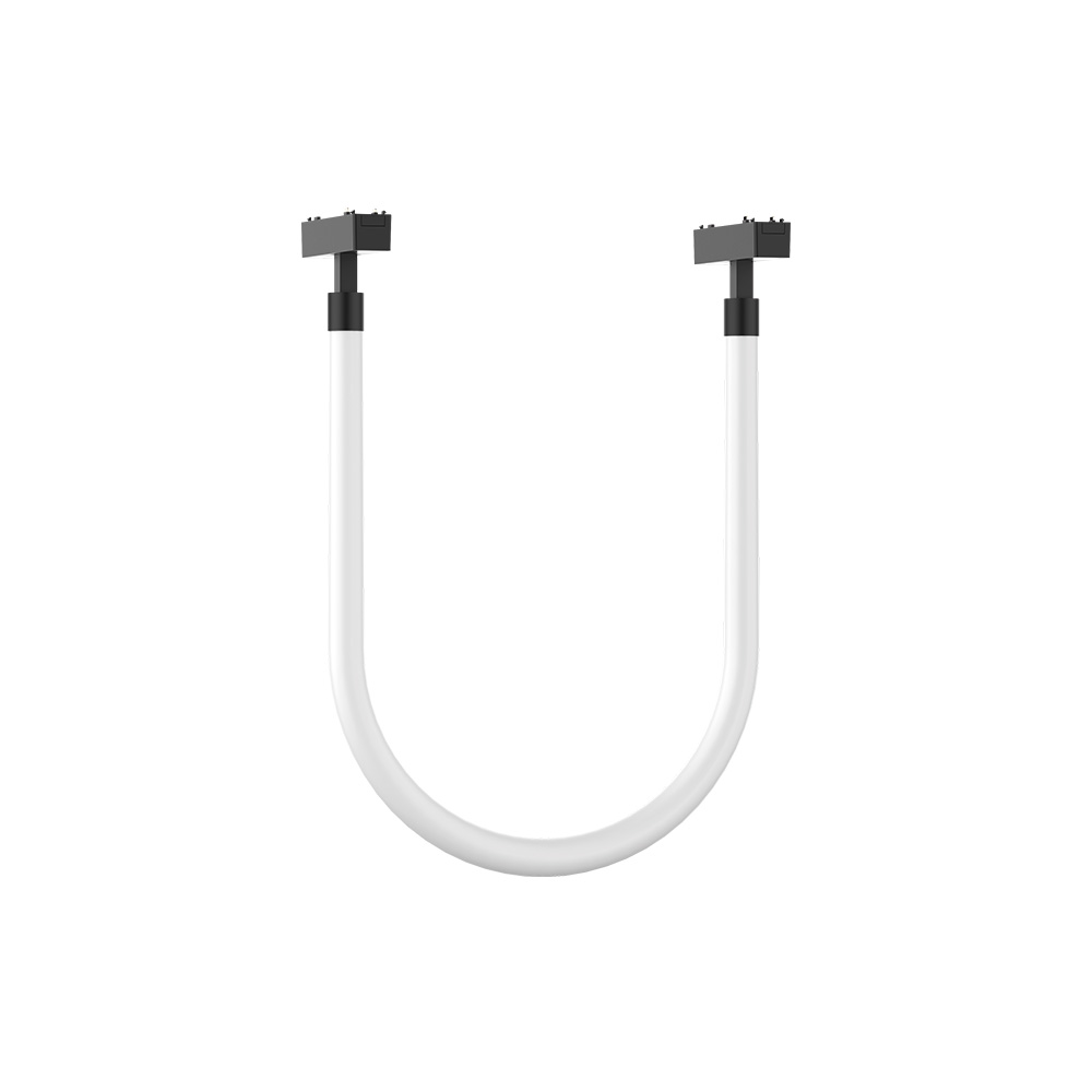 t04501-black Φωτιστικό LED 8W 3000K για Ultra-Thin μαγνητική ράγα σε μαύρη απόχρωση D:50cm (T04501-Black) - Image 1