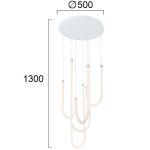 Κρεμαστό Φωτιστικό LED 60W 3000K D:500 Yvonne - Image 3