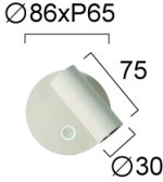 Φωτιστικό Τοίχου Απλίκα LED 4W 3000K Λευκό Tara - Image 3