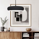 Κρεμαστό Μονόφωτο LED 11W 3000K Μαύρο Logan