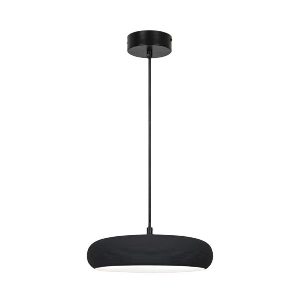 Κρεμαστό Μονόφωτο LED 11W 3000K Μαύρο Logan - Image 2