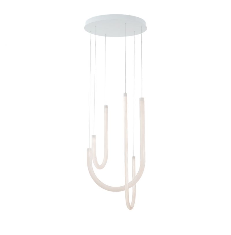 673359d6ec333_4319200 Κρεμαστό Φωτιστικό LED 42W 3000K σε λευκό χρώμα D:410 Yvonne - Image 1