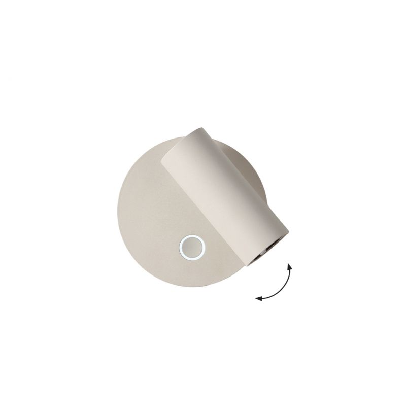67459c54ec733_4319600 Φωτιστικό Τοίχου Απλίκα LED 4W 3000K Λευκό Tara - Image 1