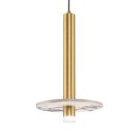 Κρεμαστό Μονόφωτο LED 8W 3000K Χρυσό Leandros - Image 3
