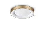 Πλαφονιέρα οροφής LED 20W 1850Lm 3000K D40cm Planet Brass