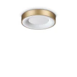 Πλαφονιέρα οροφής LED 15W 1350Lm 3000K D30cm Planet Brass